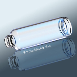 H2VODA sklenená fľaša pre generátory vodíkovej vody